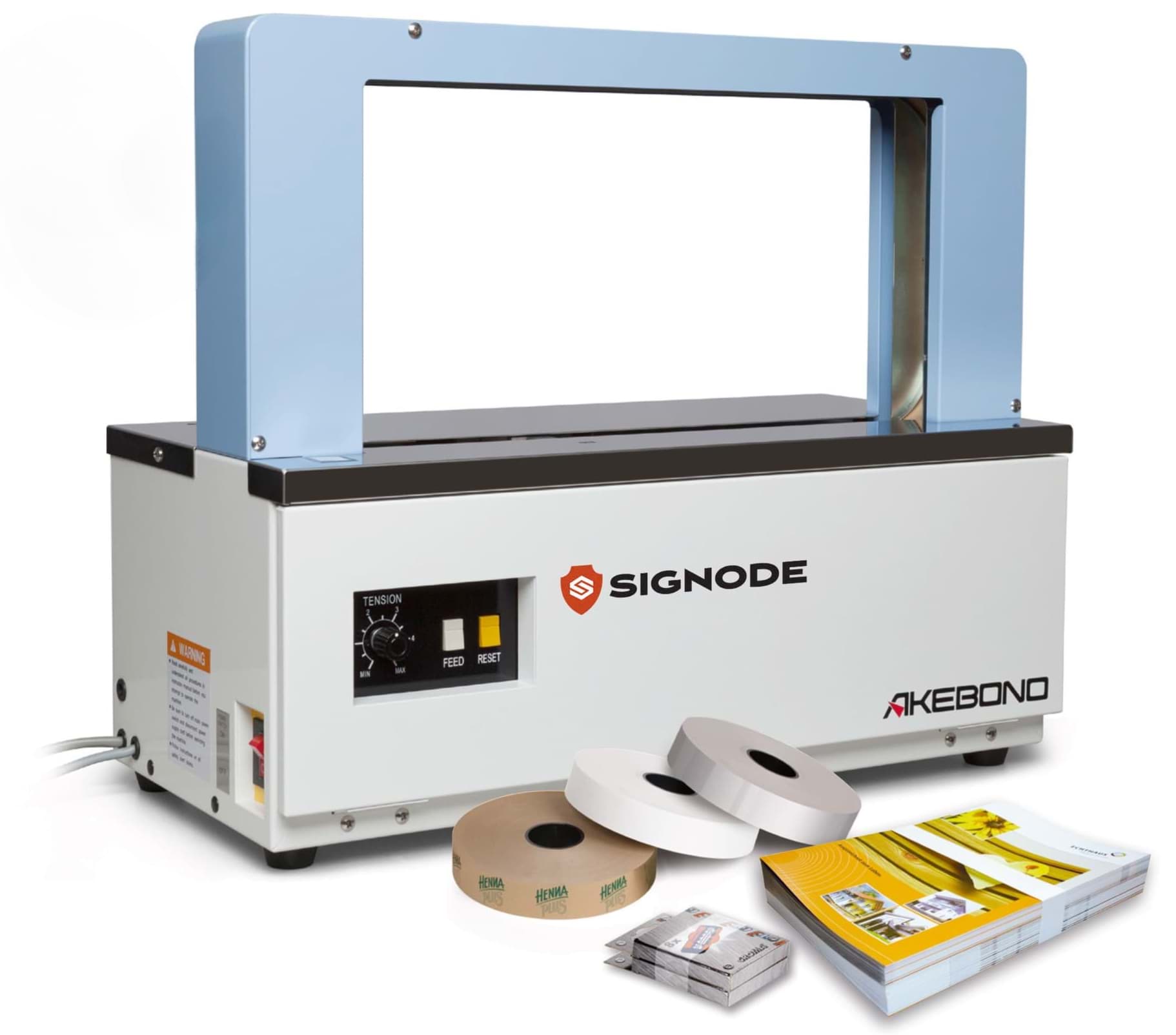 Banderoliermaschine Akebono OB-360 N | Büro Tschudi